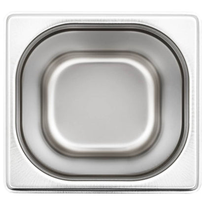 Gastronormbakken 8 St Gn 1/6 200 Mm Roestvrij Staal 176 x 162 x 200 mm