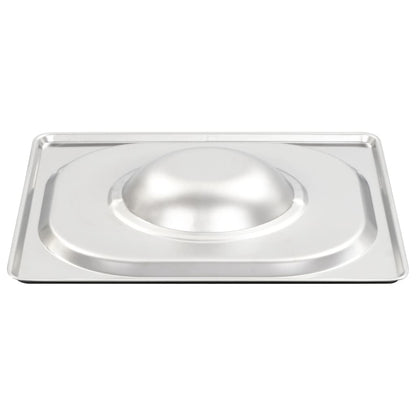 Deksels 8 St Voor Gn 1/6 Schalen Roestvrij Staal