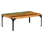 Coffee table 100x60x35 cm solid reclaimed wood