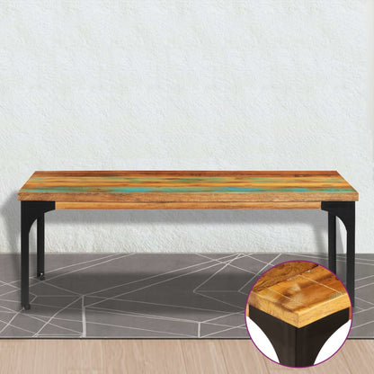 Salontafel 100 x 60 x 35 cm massief gerecycled hout