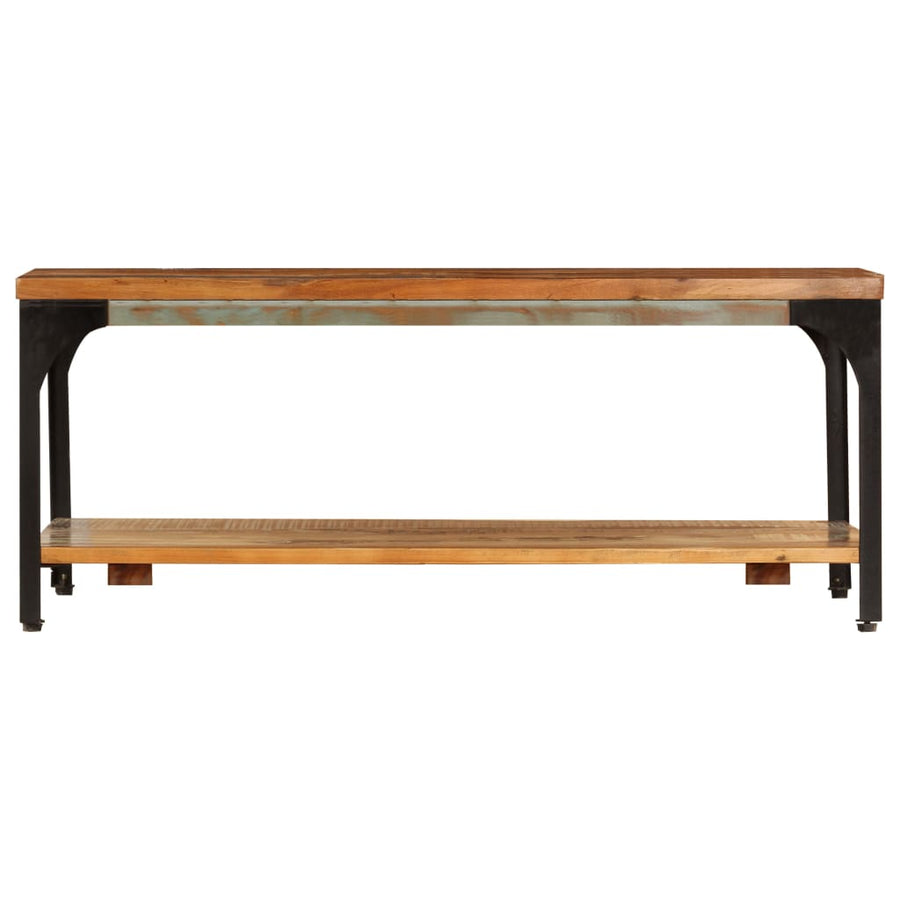 Salontafel Met Schap 00X60X35 Cm massief gerecycled hout