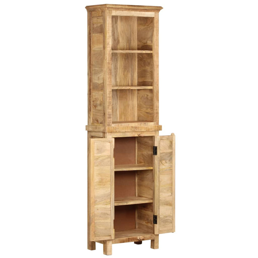 Boekenkast 50x30x180 cm massief mangohout