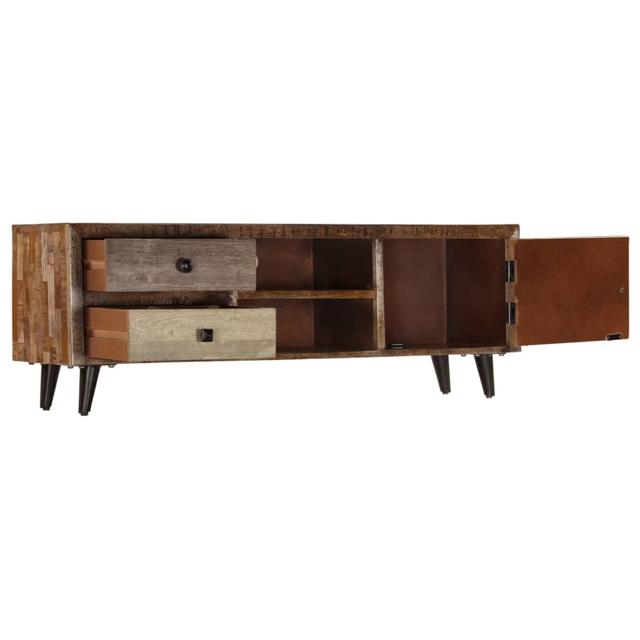 Tv-Meubel 118X30X40 Cm Massief Mangohout