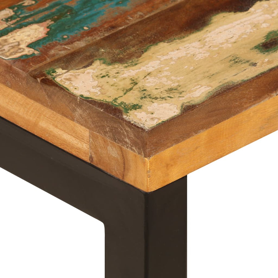 Salontafel 00X50X35 Cm En Staal massief gerecycled hout
