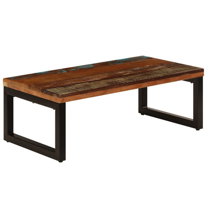 Salontafel 00X50X35 Cm En Staal massief gerecycled hout