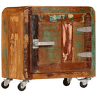 Nightstand 50x30x50 cm solid reclaimed wood