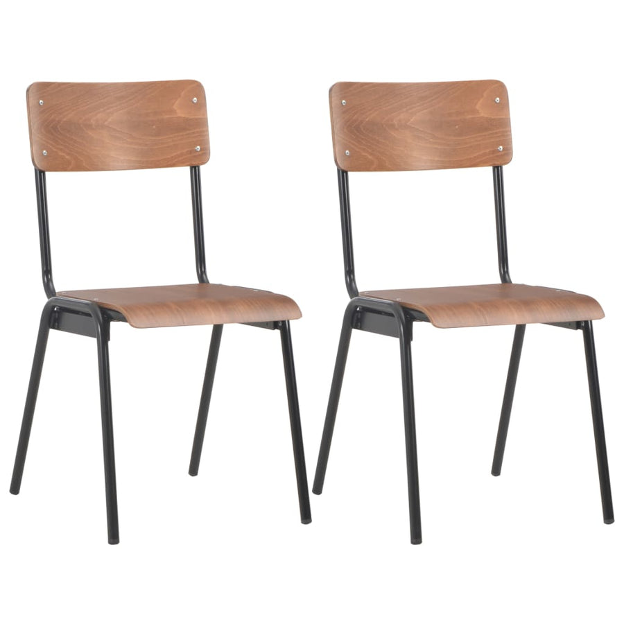Eetkamerstoelen Massief Multiplex Staal 2