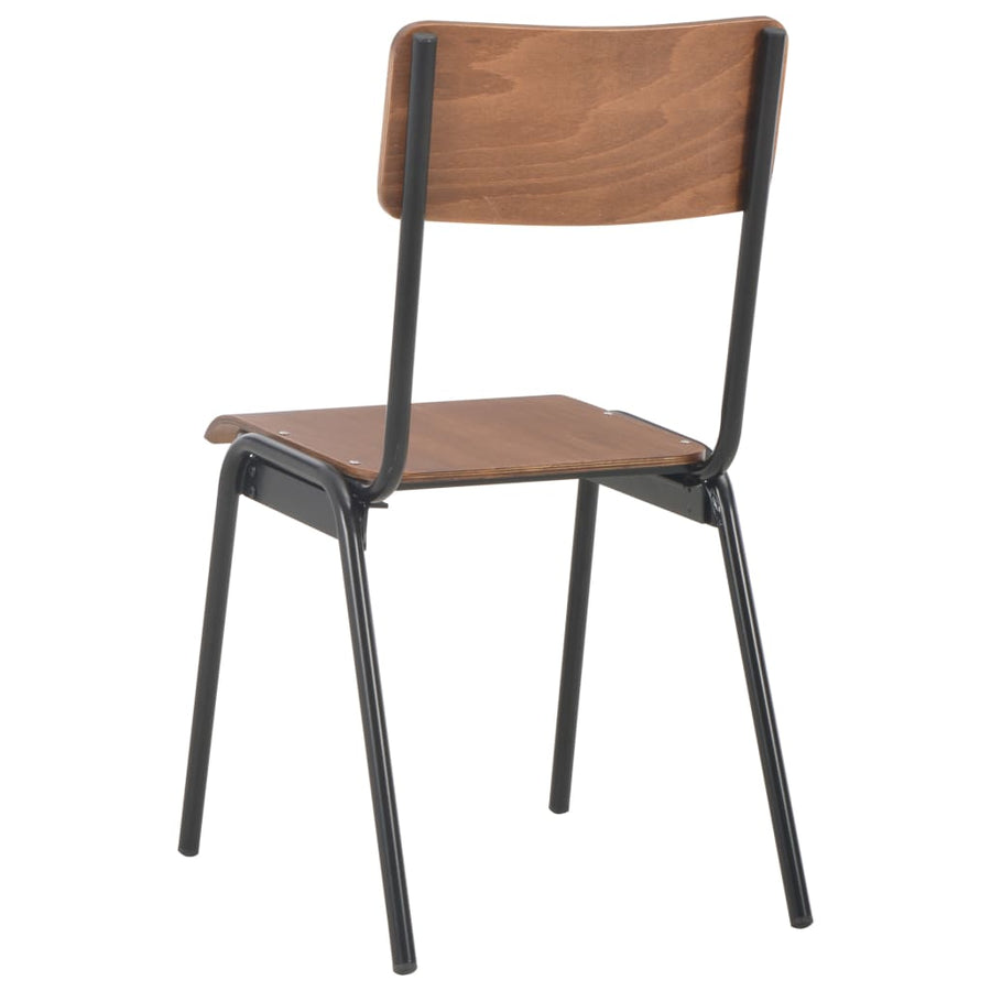 Eetkamerstoelen Massief Multiplex Staal 2