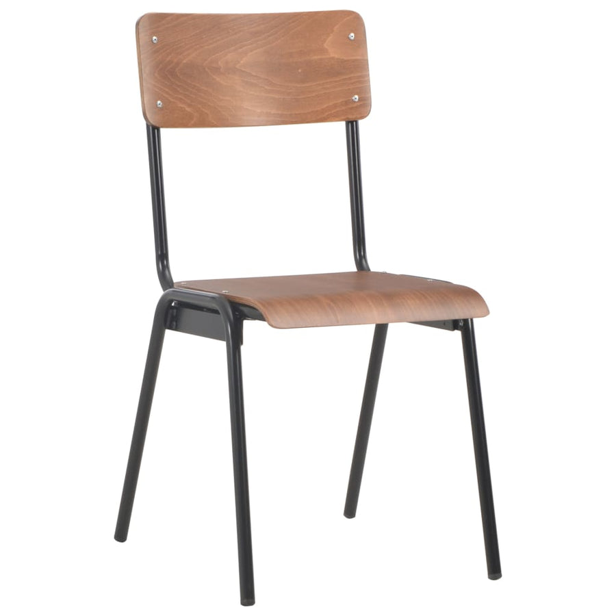 Eetkamerstoelen Massief Multiplex Staal 4