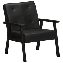 Fauteuil Echt Leer Zwart