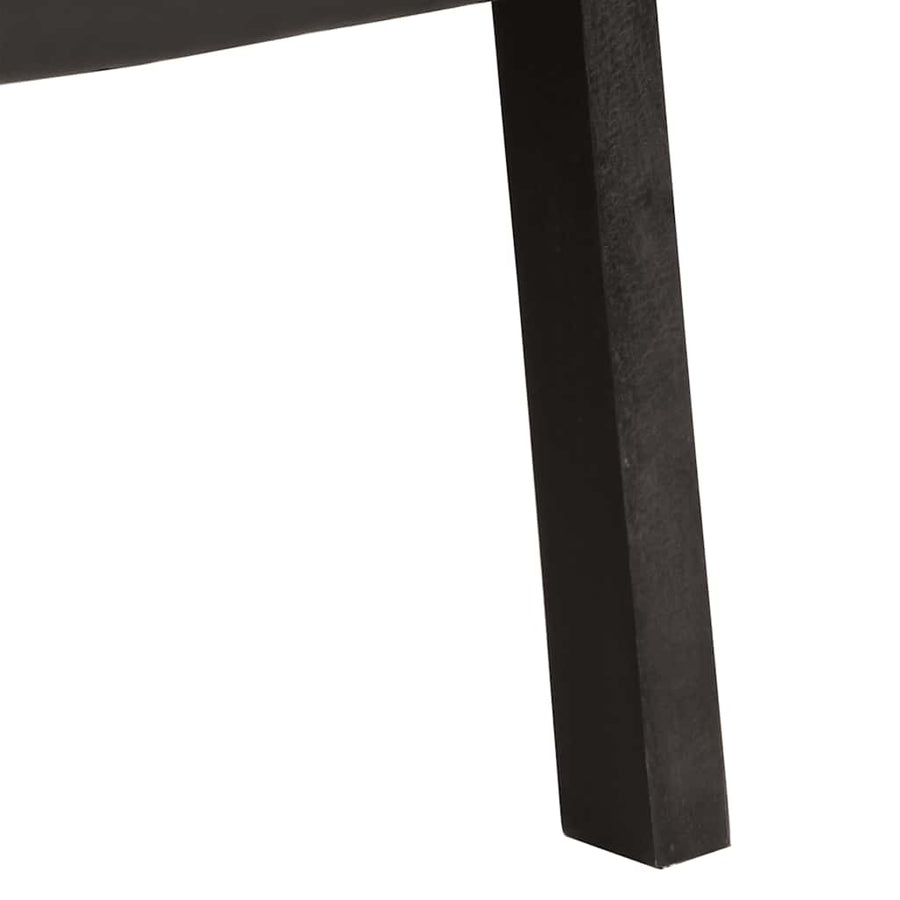 Fauteuil Echt Leer Zwart