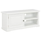 TV cabinet 90x30x40 cm wood white