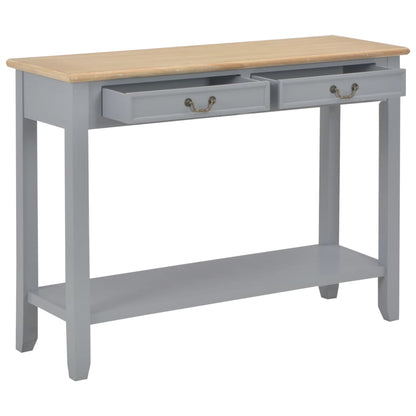 Wandtafel 0X35X80 Cm Hout Grijs