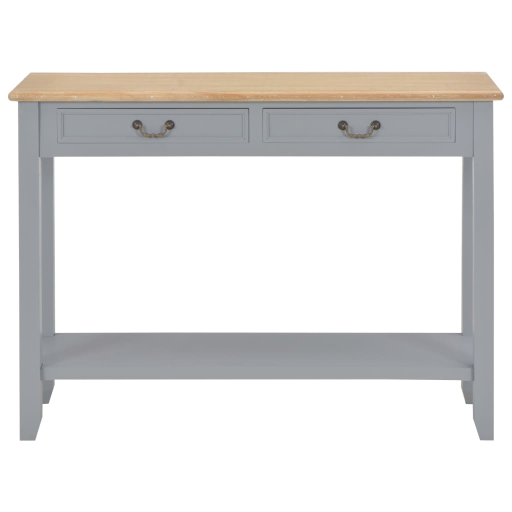 Wandtafel 0X35X80 Cm Hout Grijs