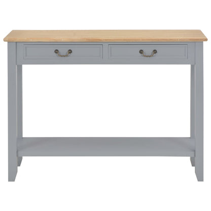Wandtafel 0X35X80 Cm Hout Grijs