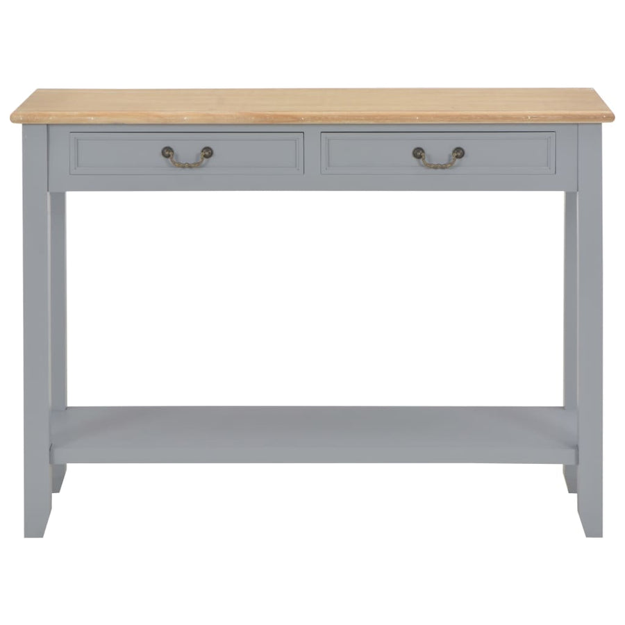 Wandtafel 0X35X80 Cm Hout Grijs