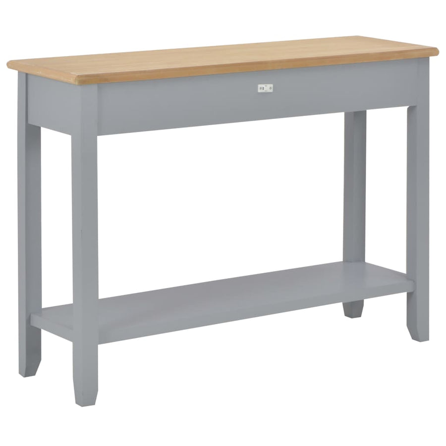 Wandtafel 0X35X80 Cm Hout Grijs