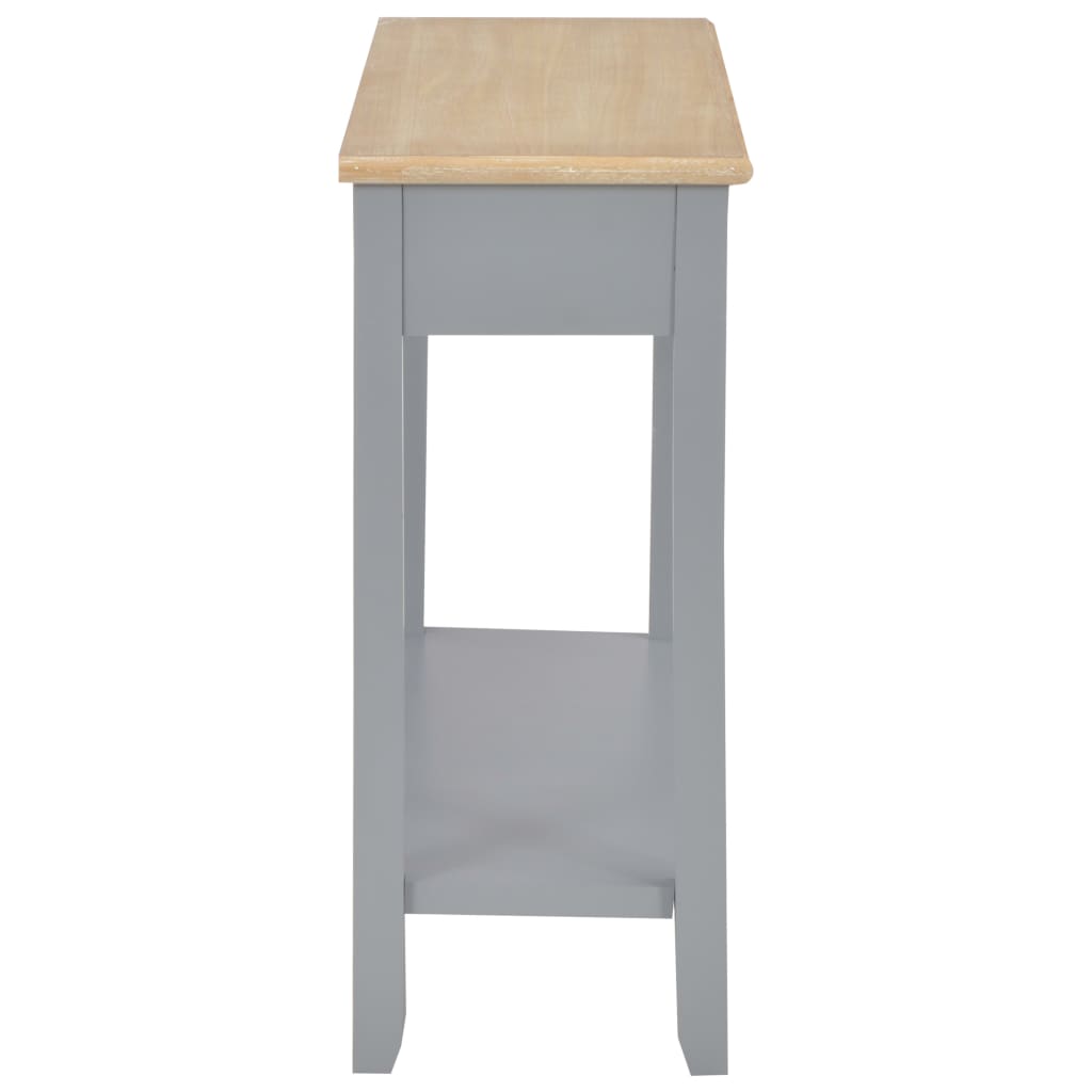 Wandtafel 0X35X80 Cm Hout Grijs