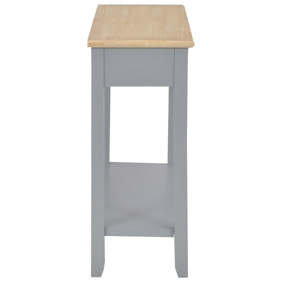 Wandtafel 0X35X80 Cm Hout Grijs
