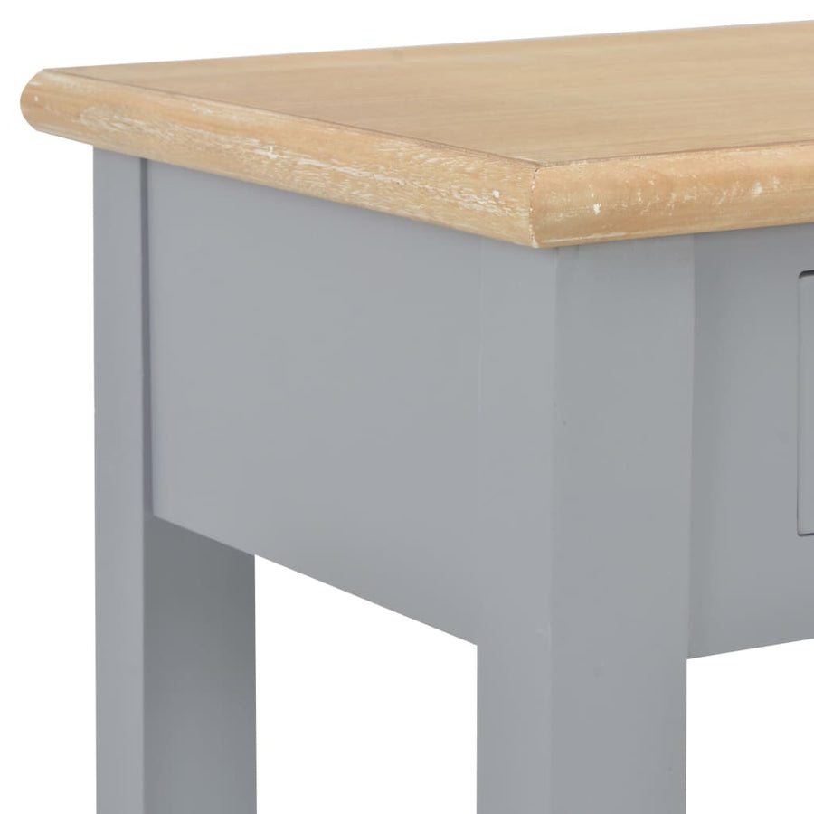 Wandtafel 0X35X80 Cm Hout Grijs