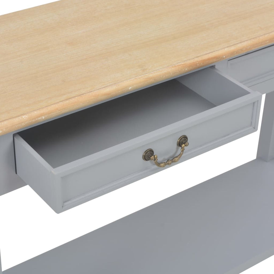 Wandtafel 0X35X80 Cm Hout Grijs