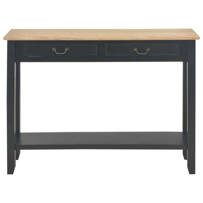 Wandtafel 110X35X80 Cm Hout Zwart