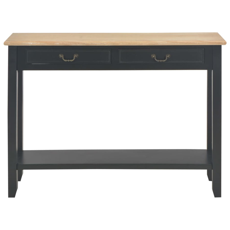 Wandtafel 110X35X80 Cm Hout Zwart