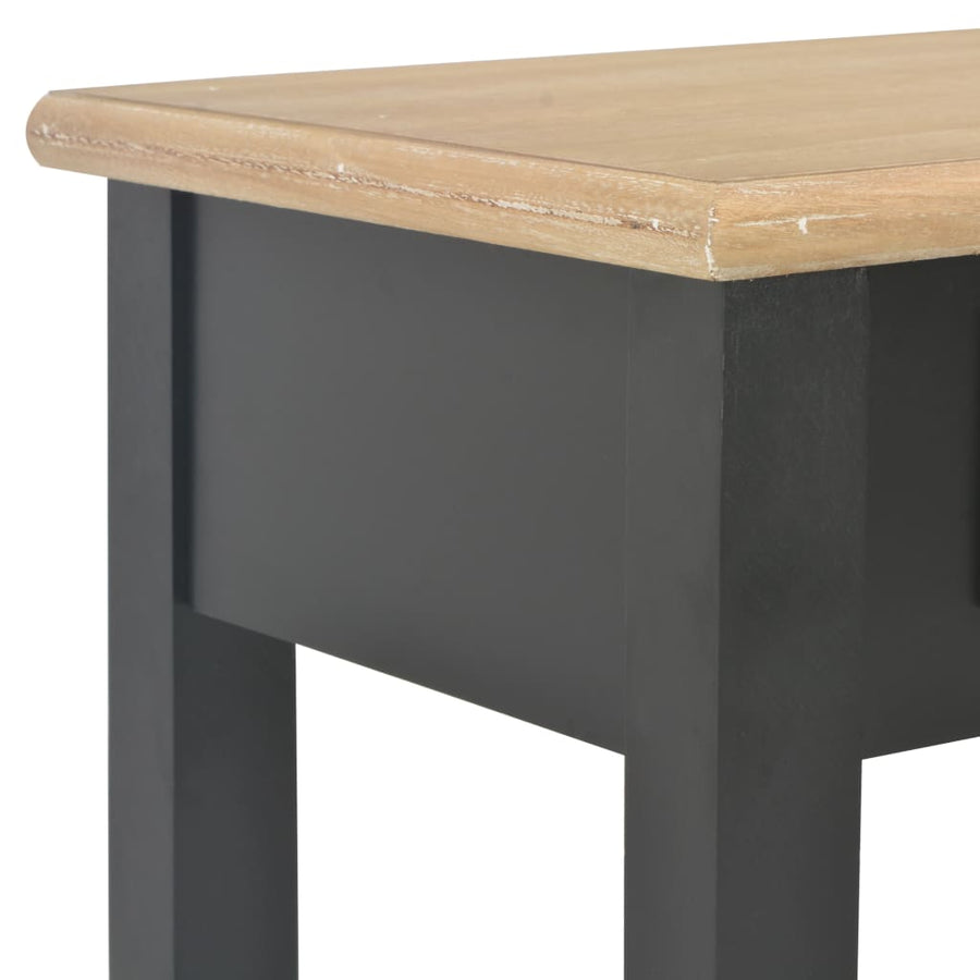 Wandtafel 110X35X80 Cm Hout Zwart