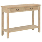 Console table 110x35x80 cm wood