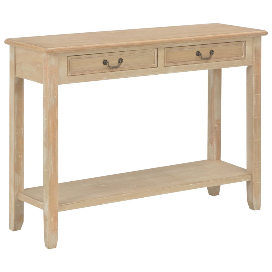 Wandtafel 110X35X80 Cm Hout Bruin