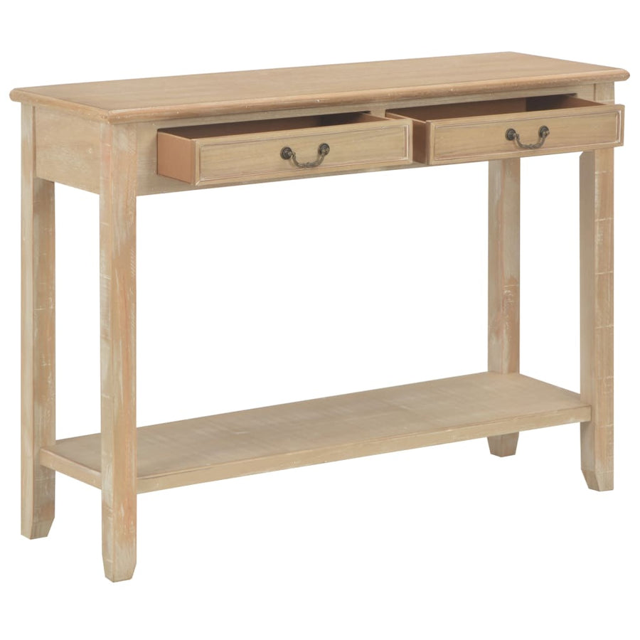 Wandtafel 110X35X80 Cm Hout Bruin
