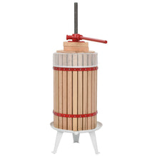 Fruit- En Wijnpers Met Stoffen Zak Eikenhout 30 l