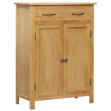 Schoenenkast 76X37X105 Cm Massief Eikenhout Bruin
