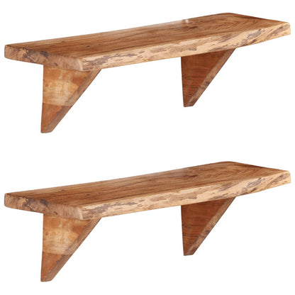Wandschappen Massief Acaciahout 60 x 20 x 18 cm