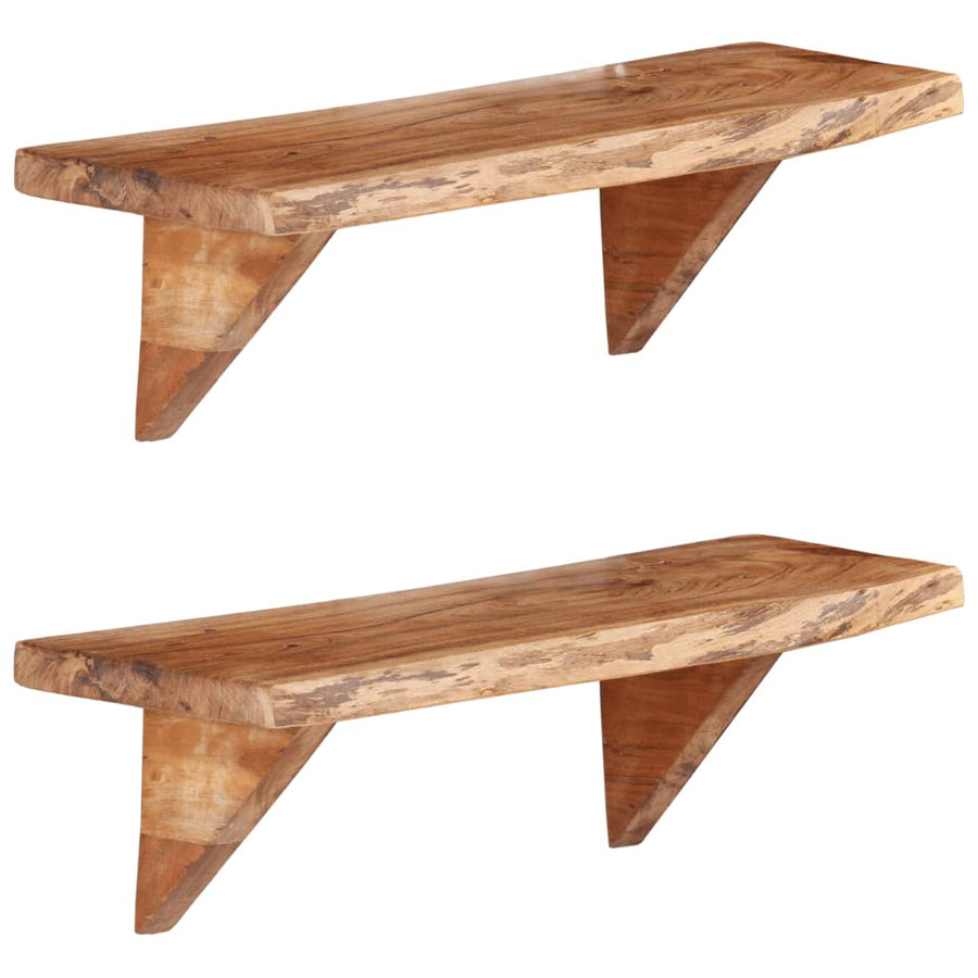Wandschappen Massief Acaciahout 60 x 20 x 18 cm