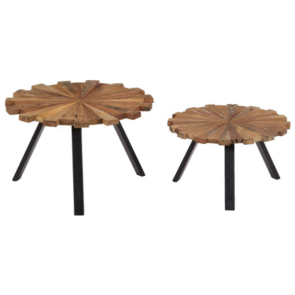 Salontafels 2 St Massief Gerecycled Hout