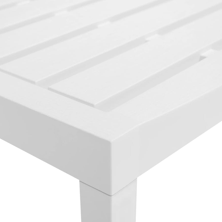 -Delige Loungeset Kunststof Wit