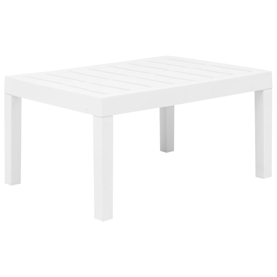 -Delige Loungeset Kunststof Wit