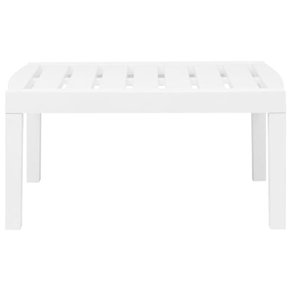 -Delige Loungeset Kunststof Wit