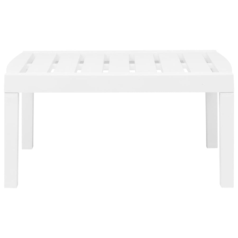 -Delige Loungeset Kunststof Wit