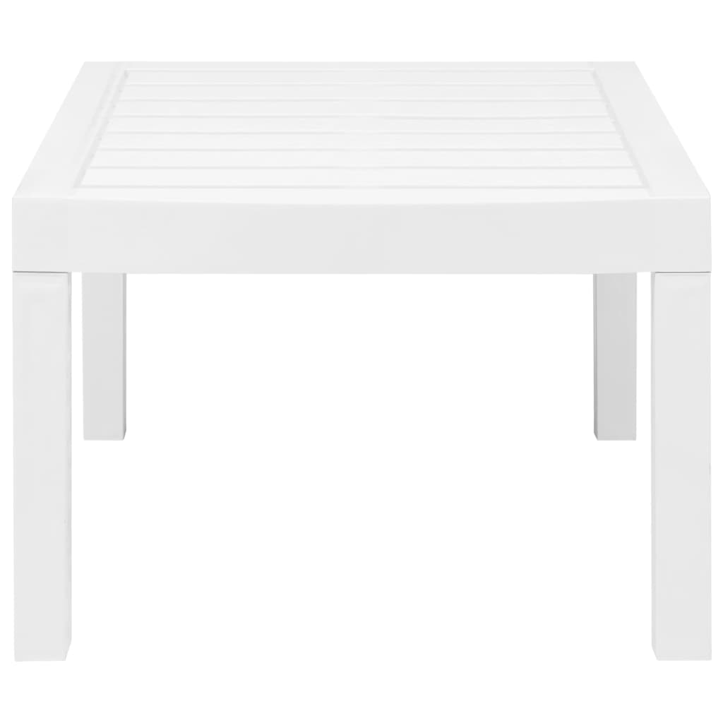 -Delige Loungeset Kunststof Wit