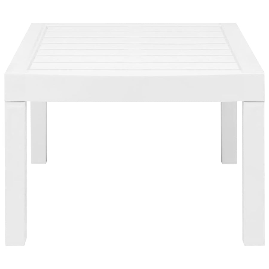 -Delige Loungeset Kunststof Wit