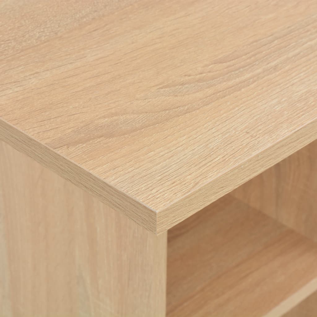 Bartafel 60X60X0 Cm Kleurig Eiken