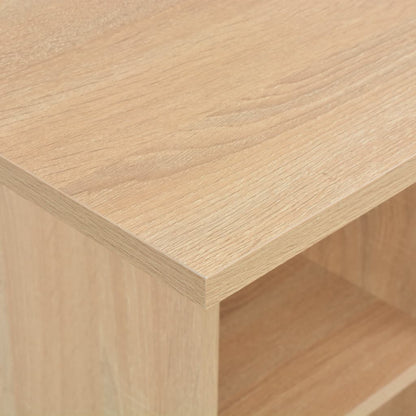 Bartafel 60X60X0 Cm Kleurig Eiken