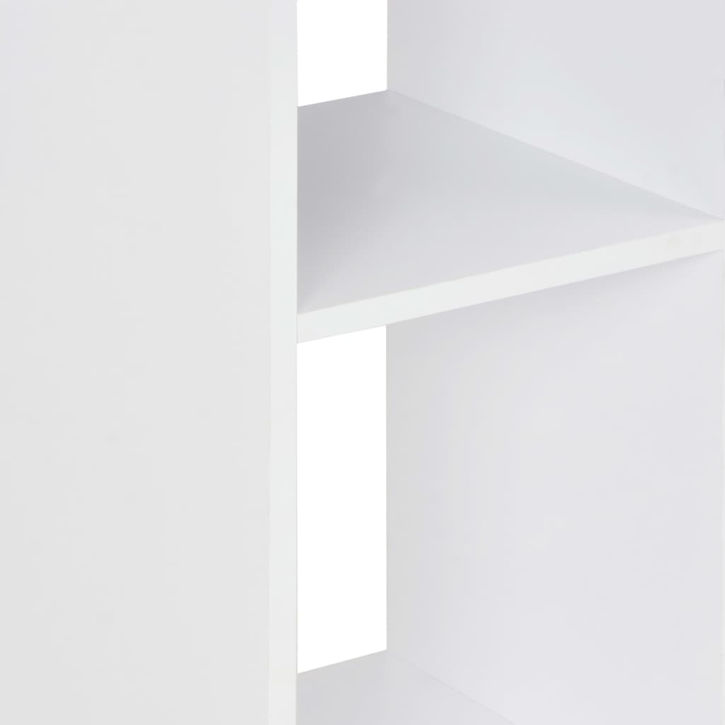 Bartafel 60X60X0 Cm Wit En Betonkleurig Betongrijs