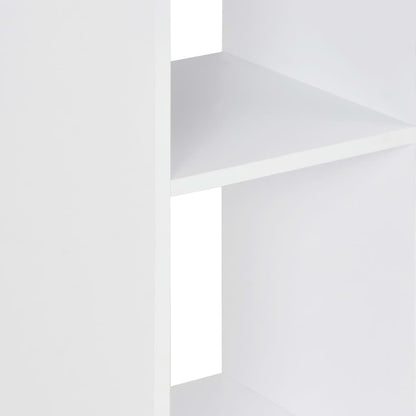 Bartafel 60X60X0 Cm Wit En Betonkleurig Betongrijs