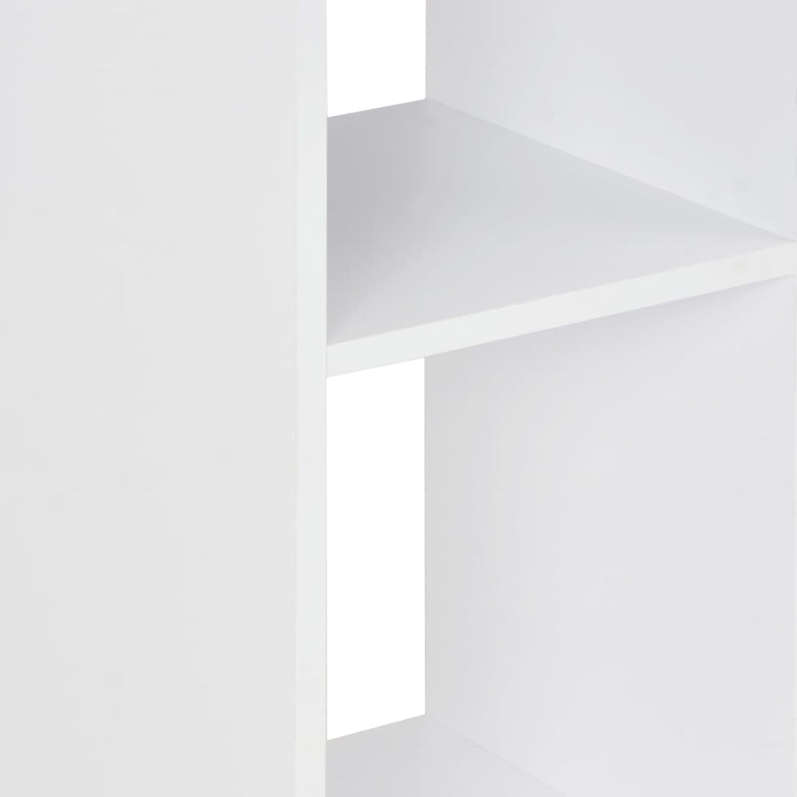 Bartafel 60X60X0 Cm Wit En Betonkleurig Betongrijs