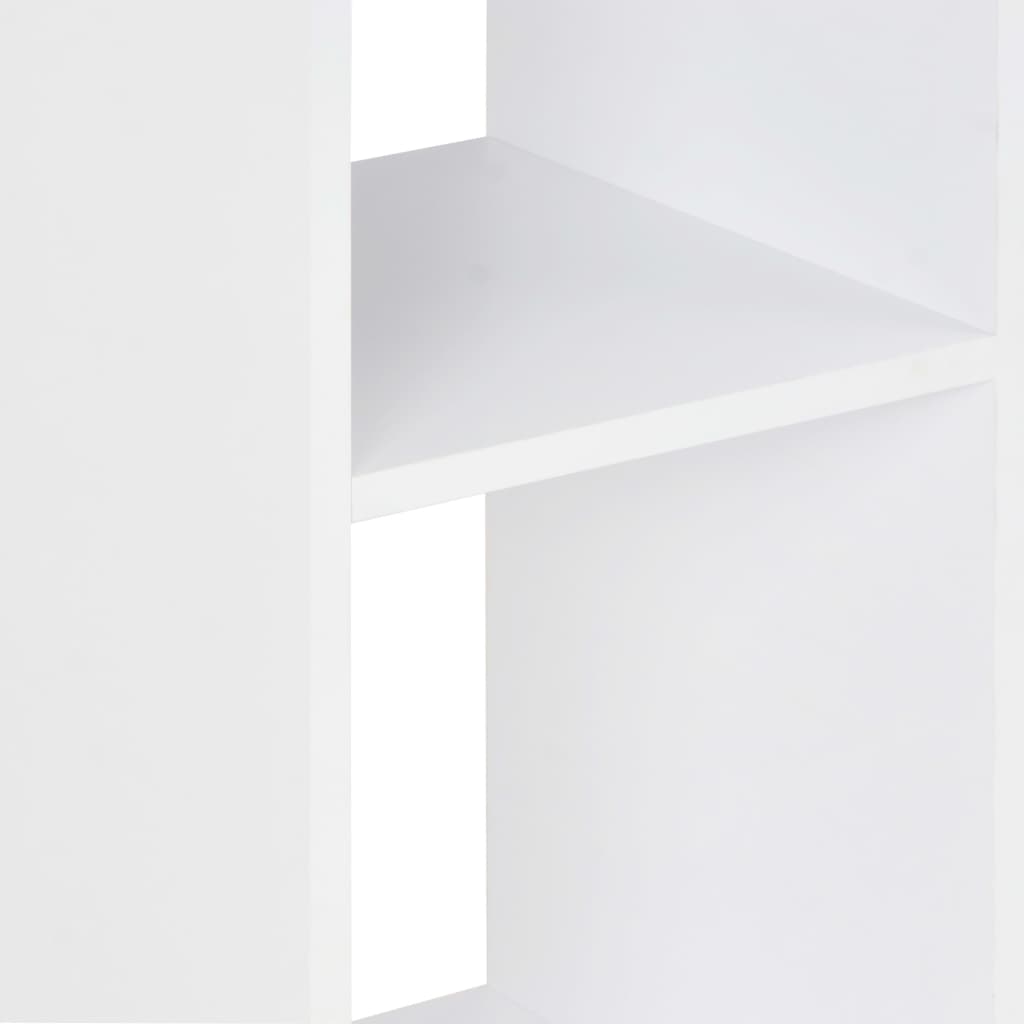 Bartafel 60X60X0 Cm En Sonoma Eikenkleurig Wit en bruin