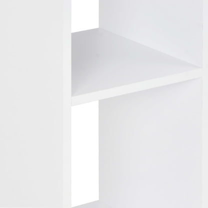 Bartafel 60X60X0 Cm En Sonoma Eikenkleurig Wit en bruin