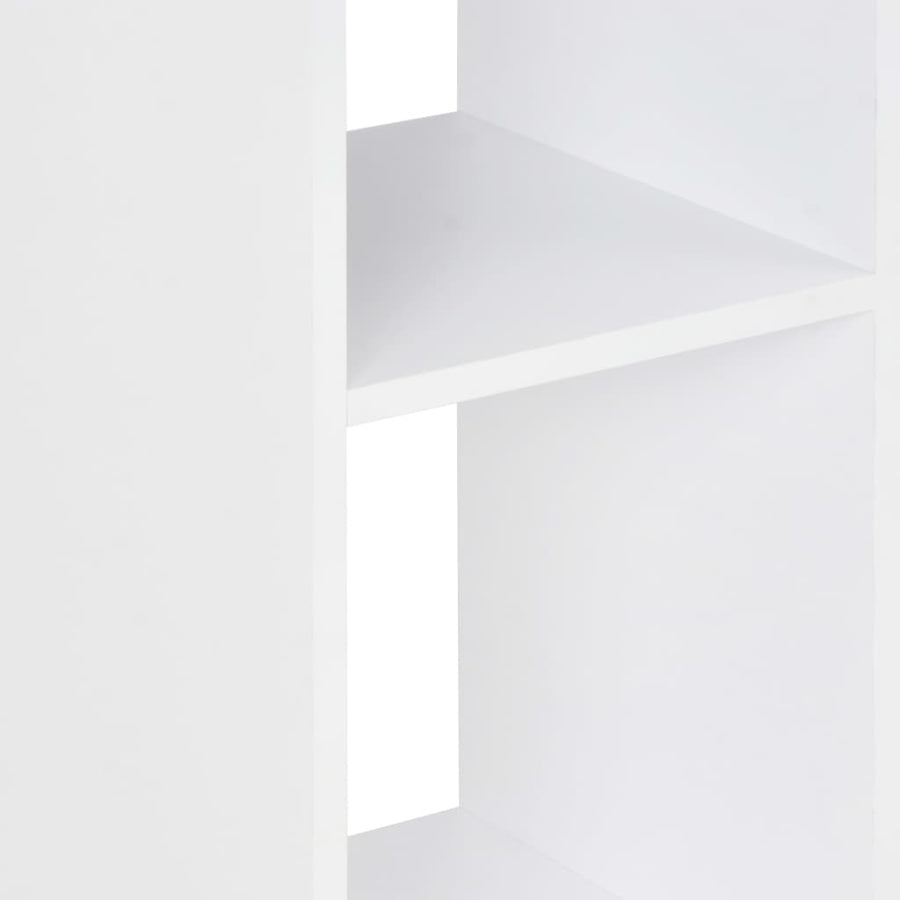 Bartafel 60X60X0 Cm Wit En Antraciet Grijs